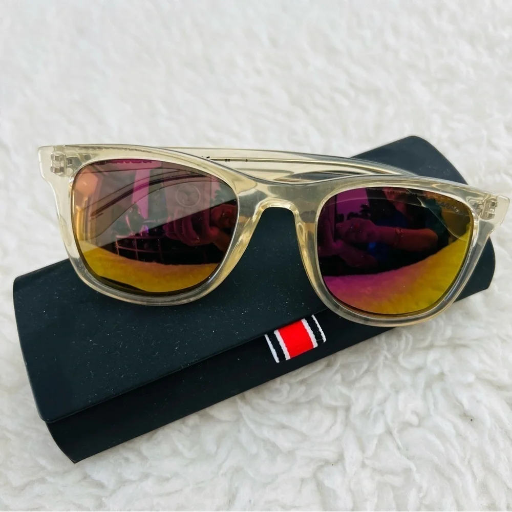 Carrera 6000 CRA VQ Clear Yellow Unisex Sunglasses w/ case